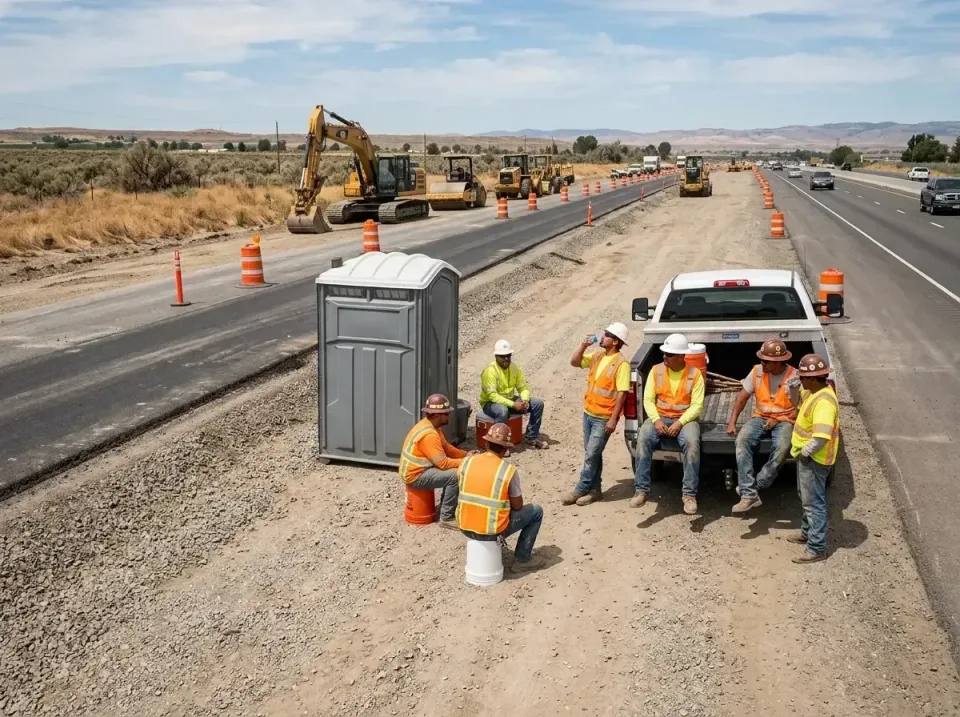 highway-road-construction-crew-007 — frequently asked questions, Porta Potty and Restroom Rentals in Mullens, WV